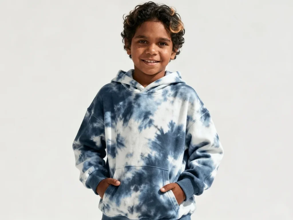 Tie-dye Hoodie — Boys' Collection kidswear catalogue direction