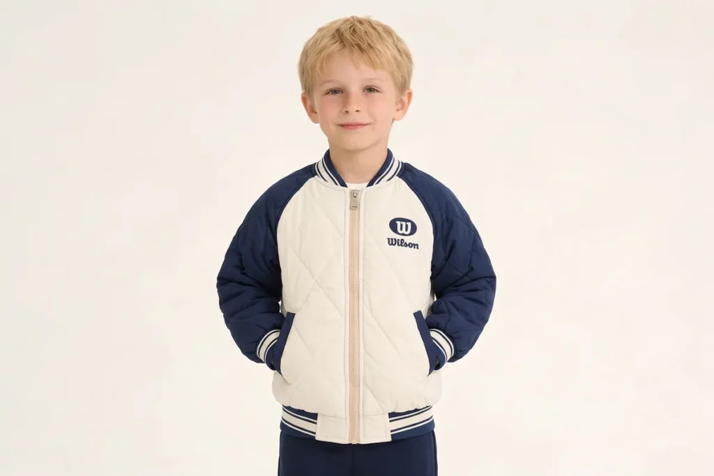 Baseball Jacket — Boys' Collection kidswear catalogue direction