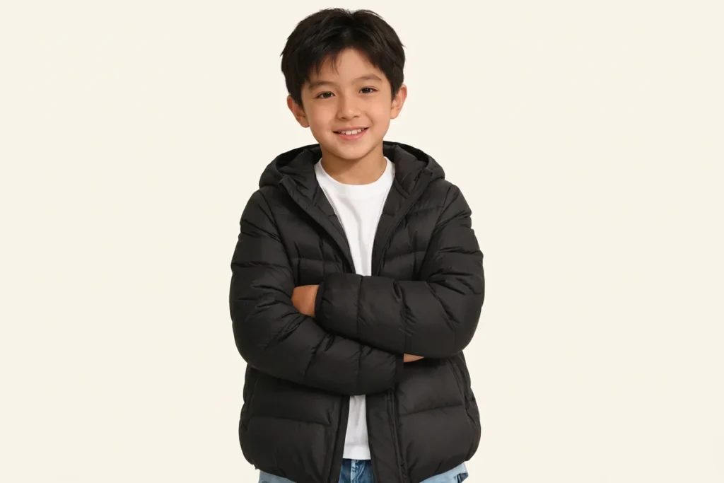 Down Jacket — Boys' Collection kidswear catalogue direction