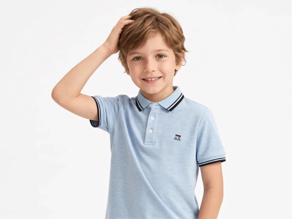 Polo T-shirts — Boys' Collection kidswear catalogue direction