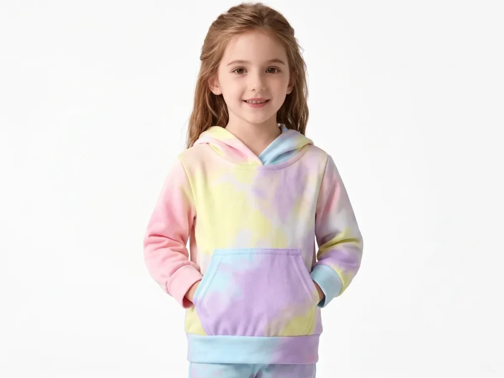 Tie-dye Hoodie — Girls' Collection kidswear catalogue direction