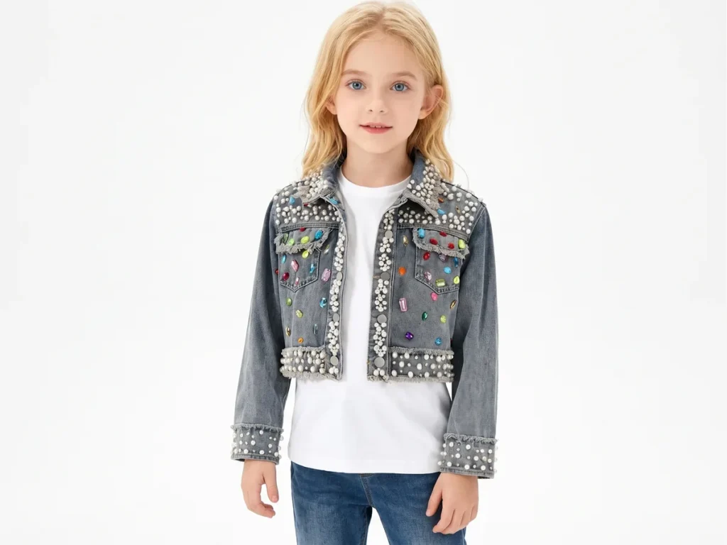 Beaded Jacket — Girls' Collection kidswear catalogue direction
