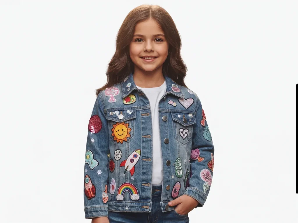 Denim Jacket — Girls' Collection kidswear catalogue direction