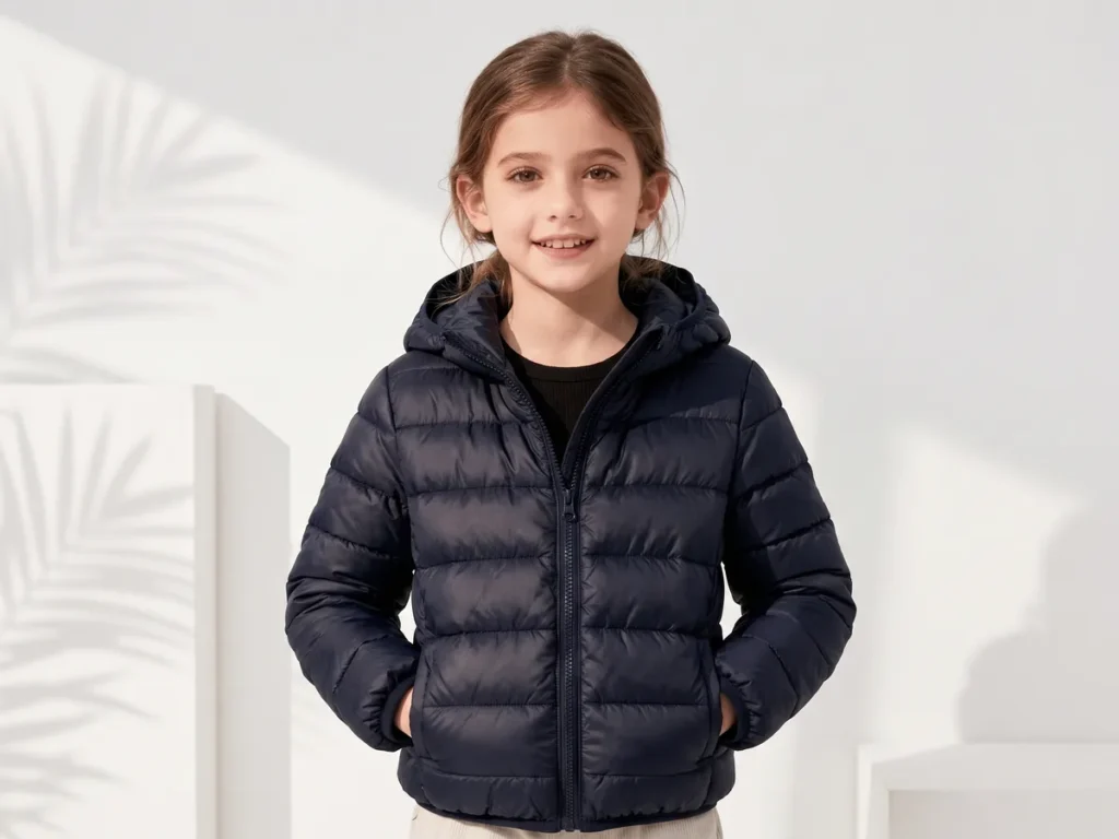 Down Jacket — Girls' Collection kidswear catalogue direction