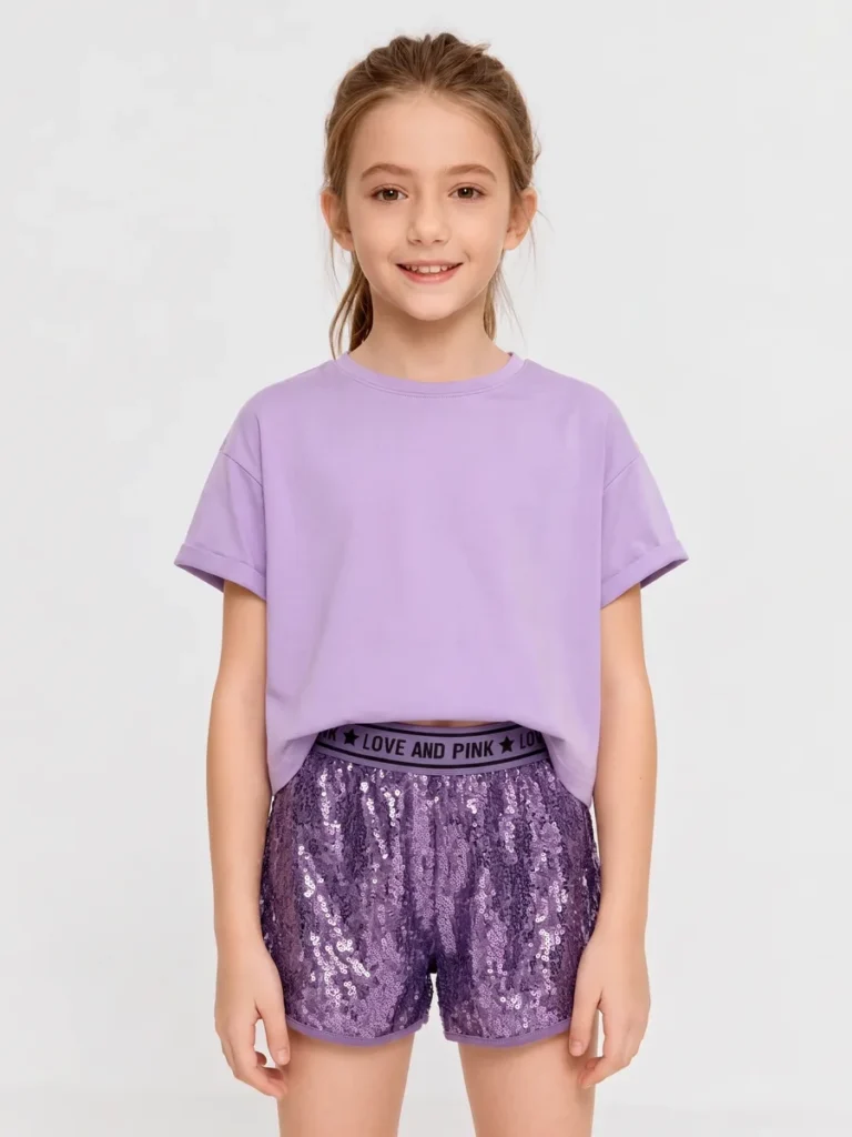 Sequined Pants — Girls' Collection kidswear catalogue direction