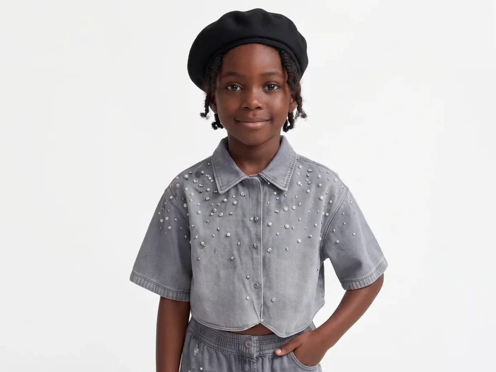 Crystal Beads Set — Girls' Collection kidswear catalogue direction