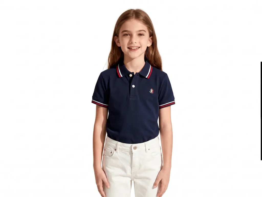 Polo T-shirt — Girls' Collection kidswear catalogue direction