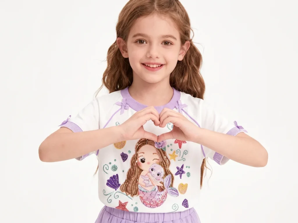 Printed T-shirt — Girls' Collection kidswear catalogue direction