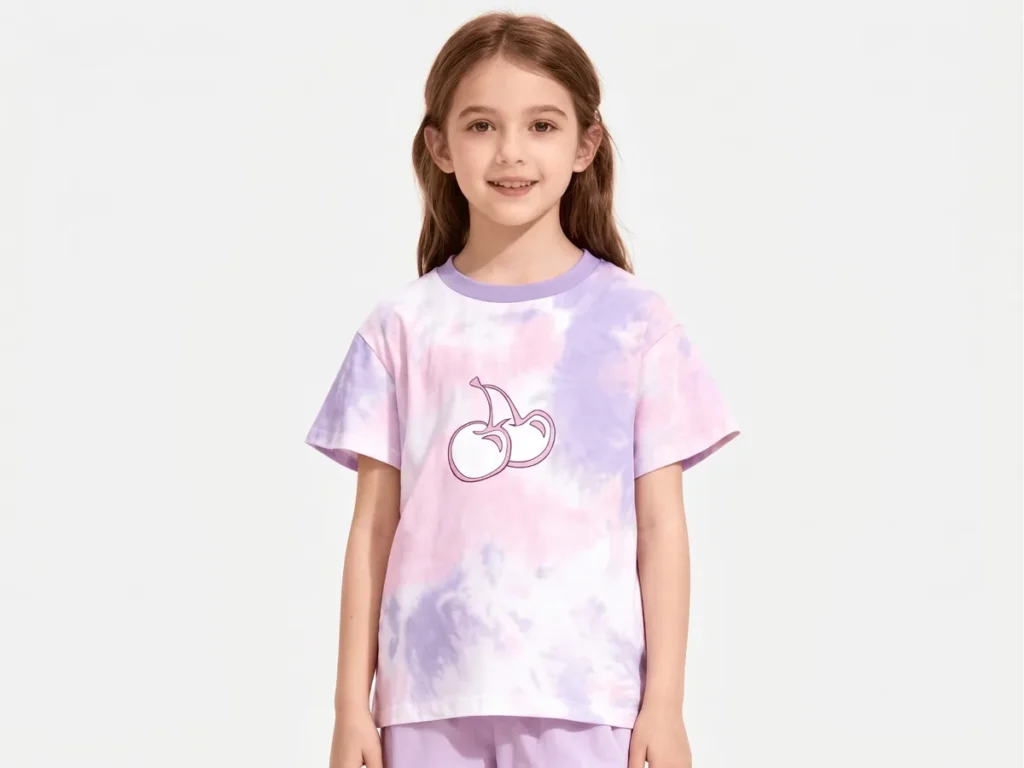 Tie-Dyed T-Shirt — Girls' Collection kidswear catalogue direction