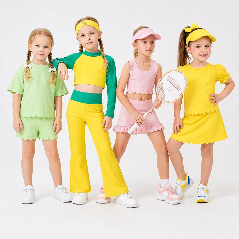 Sports & Yoga Wear — Girls' Collection kidswear catalogue direction