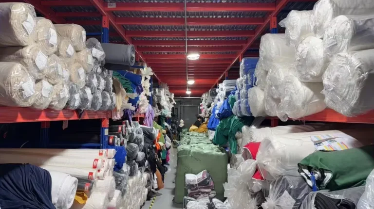 Fabric rolls prepared for garment development and production